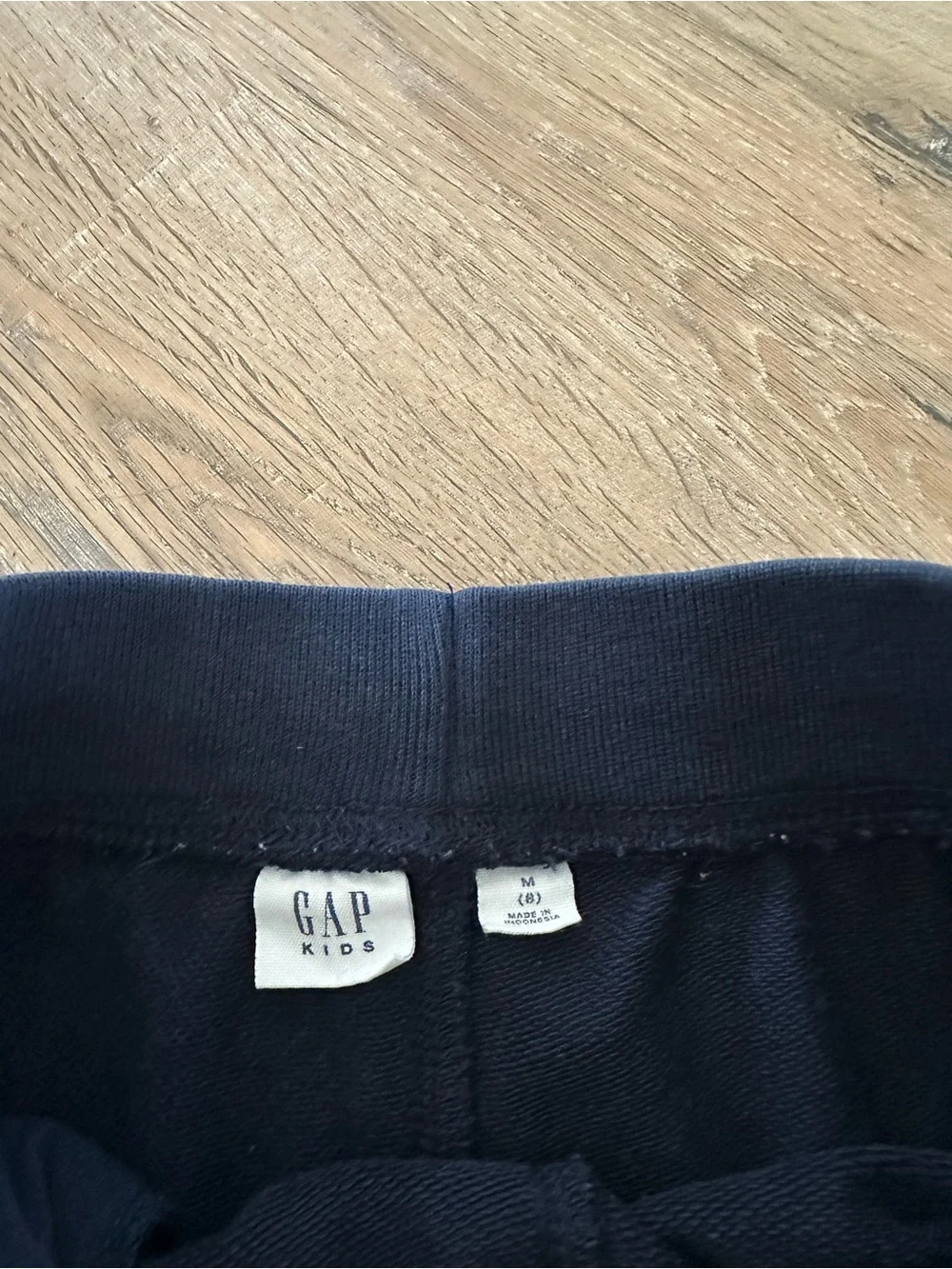 Kids Gap Logo Pull-On Shorts Navy Blue Size Medium 8